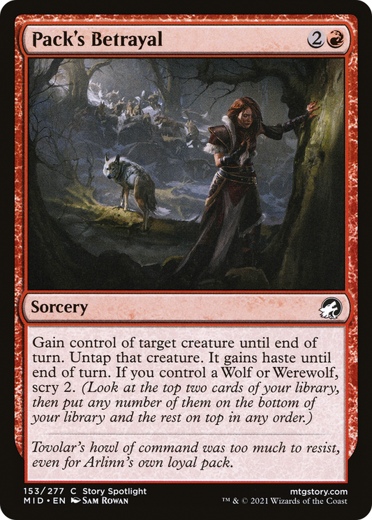 Pack's Betrayal (153) - Innistrad: Midnight Hunt