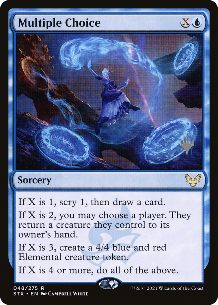 Multiple Choice (048) Foil - Strixhaven: School of Mages Promos