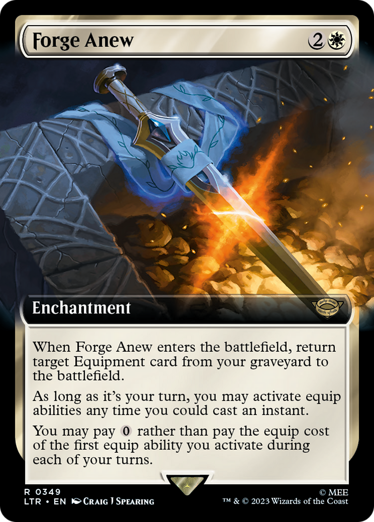 Forge Anew (Extended Art) (349) - The Lord of the Rings: Tales of Middle-earth