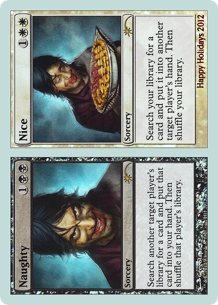Naughty // Nice (012) Foil - Happy Holidays