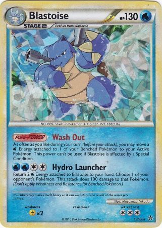 Blastoise (13/95) (Cracked Ice Holo) [HeartGold & SoulSilver: Unleashed] | Silver Goblin