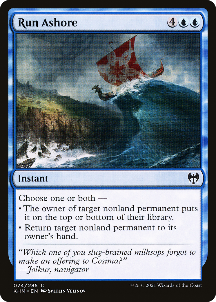Run Ashore (074) Foil - Kaldheim