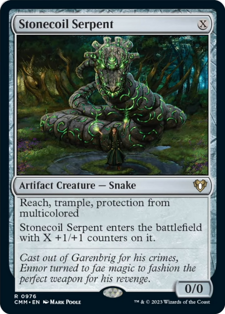 Stonecoil Serpent [Commander Masters] | Silver Goblin