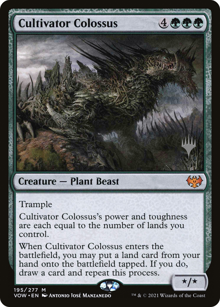 Cultivator Colossus Art Card [Innistrad Remastered Art Series] | Silver Goblin