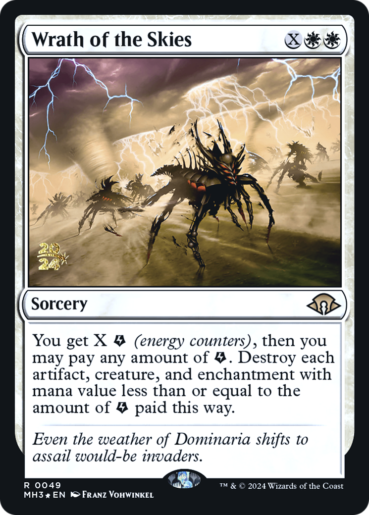 Wrath of the Skies [Modern Horizons 3 Prerelease Promos] | Silver Goblin