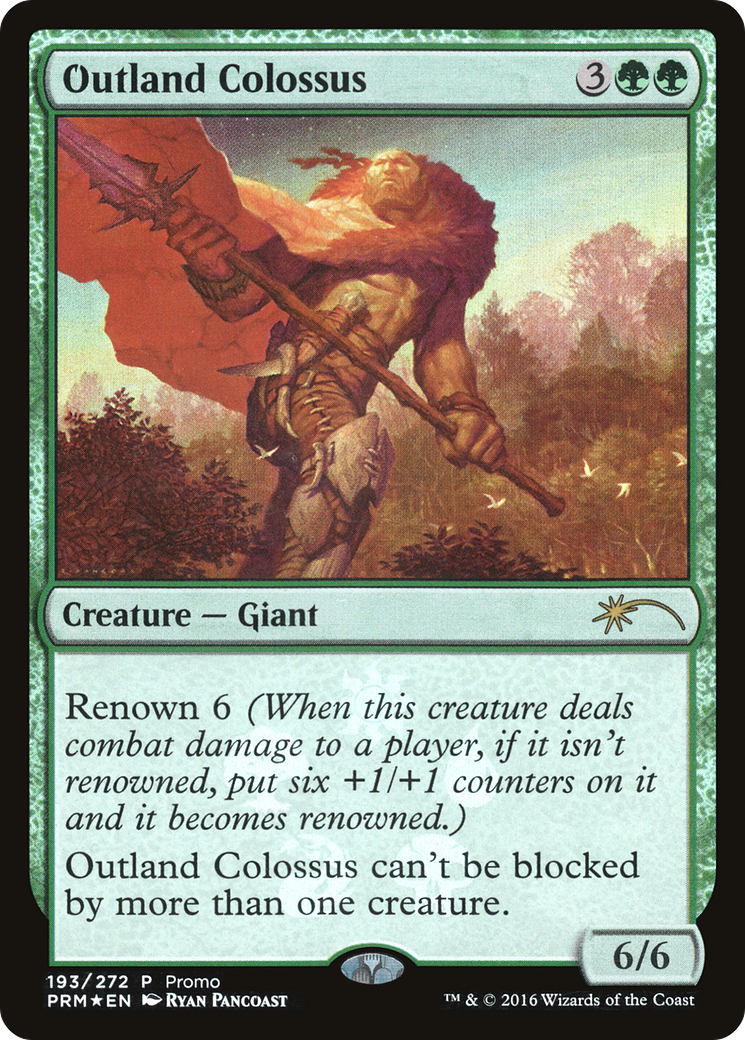 Outland Colossus (193) Foil - Magic Origins Promos