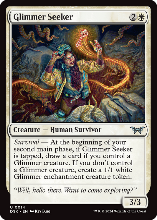 Glimmer Seeker [Duskmourn: House of Horror] Foil