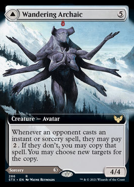 Wandering Archaic (Extended Art) (286) - Strixhaven: School of Mages