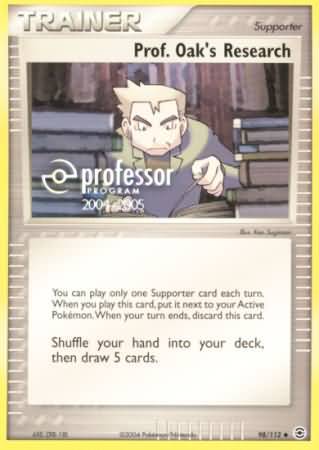 Prof Oaks Research (98/112) (2004 2005) [Professor Program Promos] | Silver Goblin