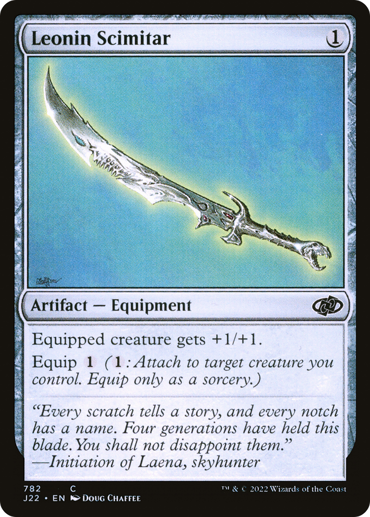 Leonin Scimitar (782) - Jumpstart 2022