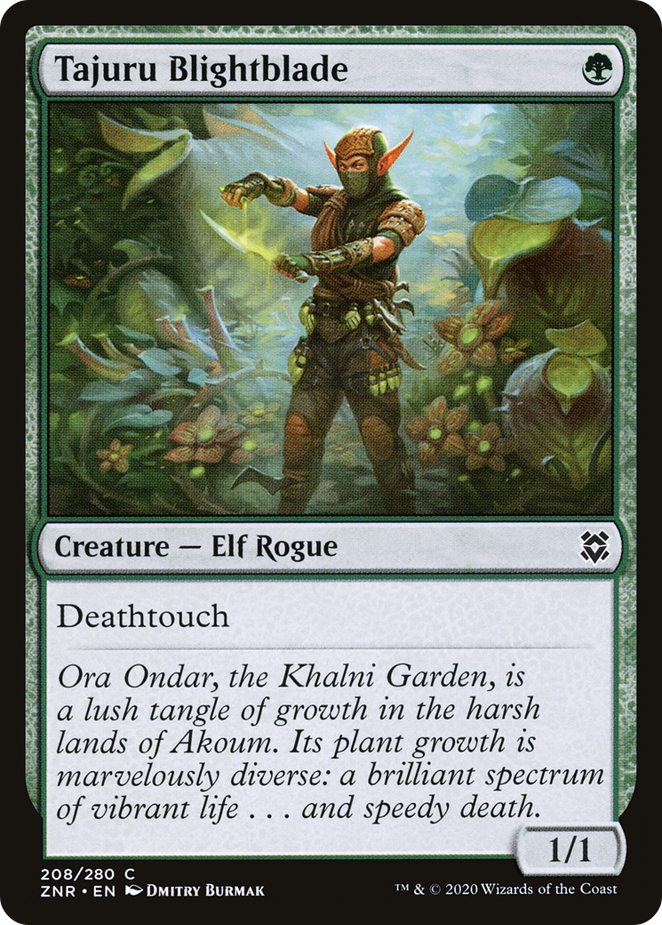 Tajuru Blightblade [Zendikar Rising] | Silver Goblin