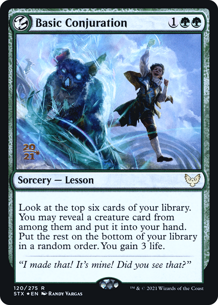 Basic Conjuration (120) Foil - Strixhaven: School of Mages Promos