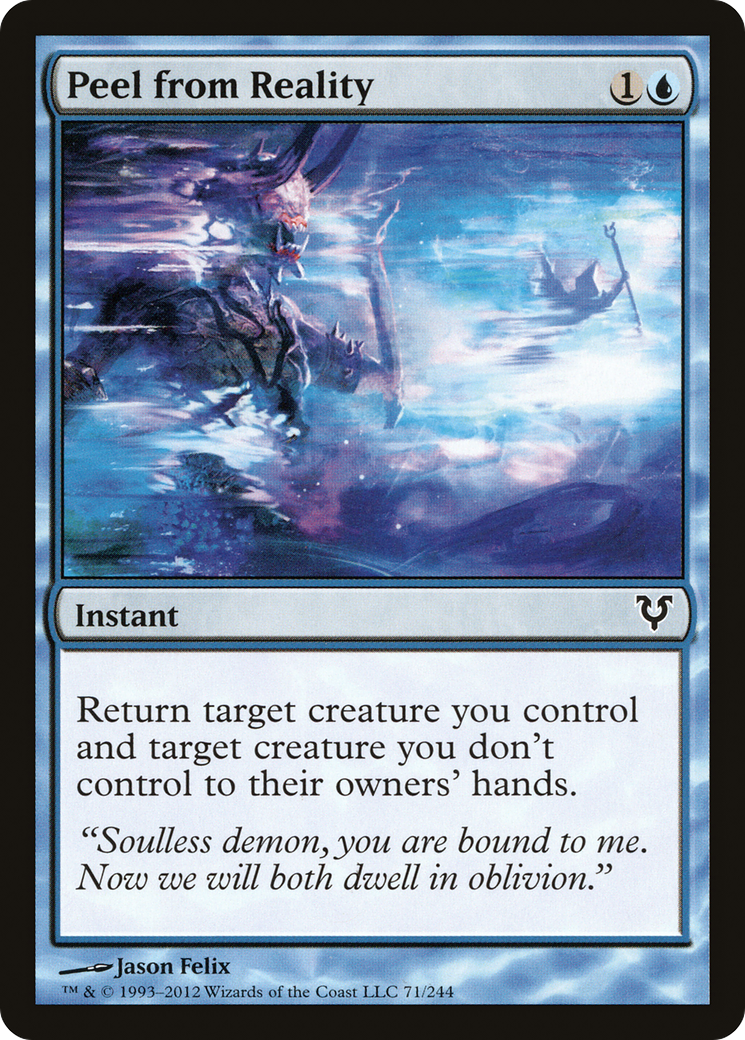 Peel from Reality (071) Foil - Avacyn Restored