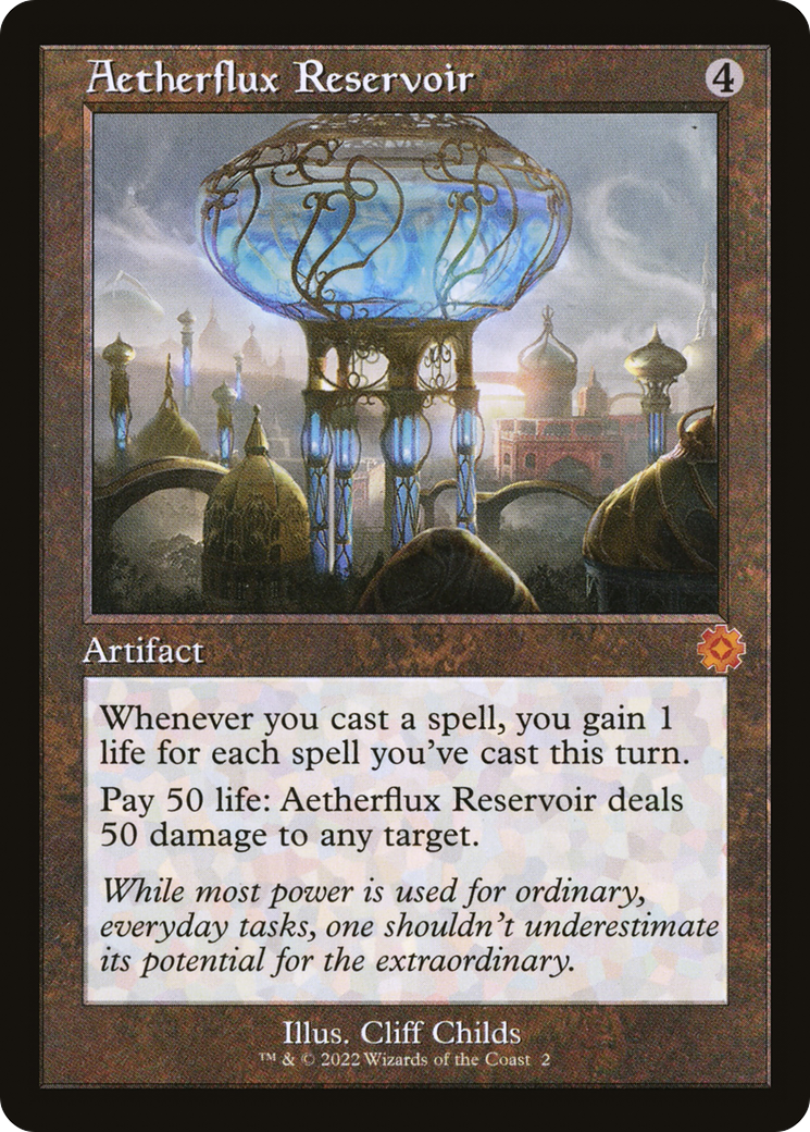 Aetherflux Reservoir (Retro) [The Brothers' War Retro Artifacts] Foil