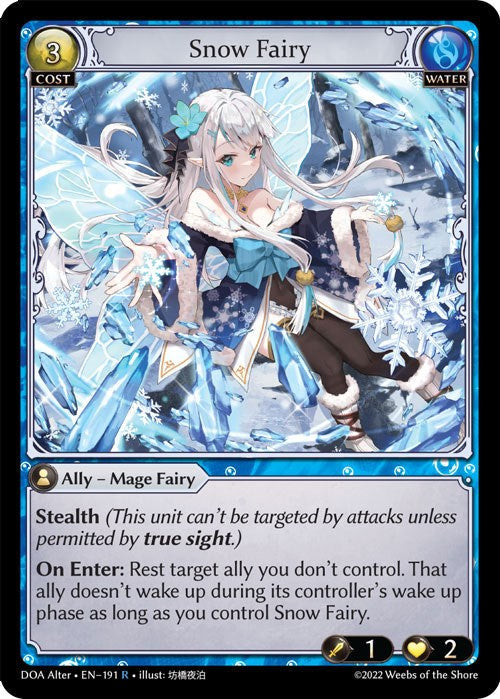 Snow Fairy (191) [Dawn of Ashes: Alter Edition] Foil