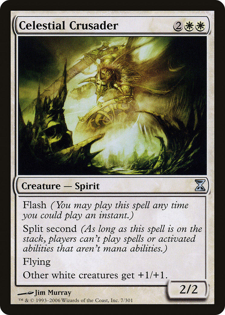 Celestial Crusader [Time Spiral] Foil