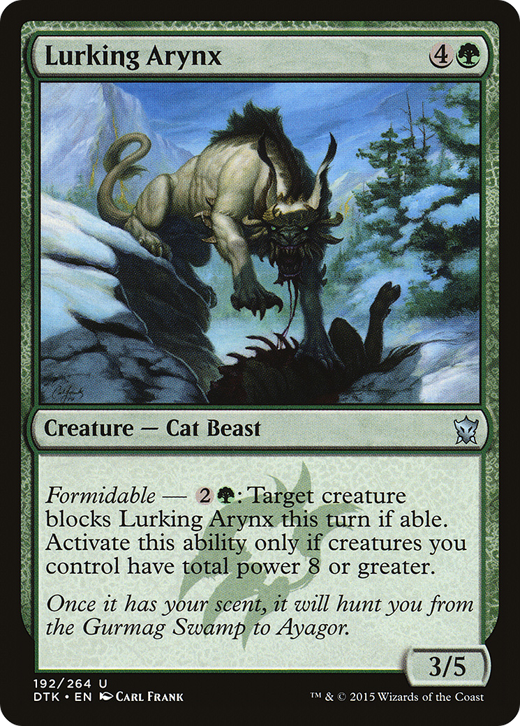 Lurking Arynx (192) Foil - Dragons of Tarkir