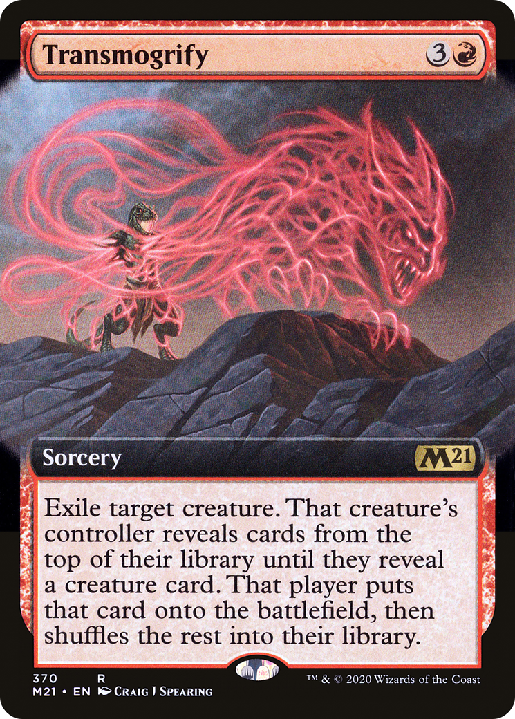 Transmogrify (Extended Art) (370) - Core Set 2021