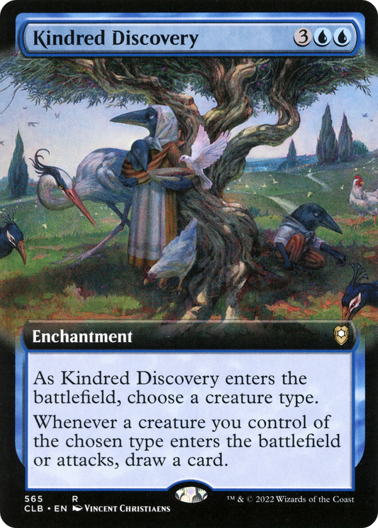 Kindred Discovery (Extended Art) (565) - Commander Legends: Battle for Baldur's Gate