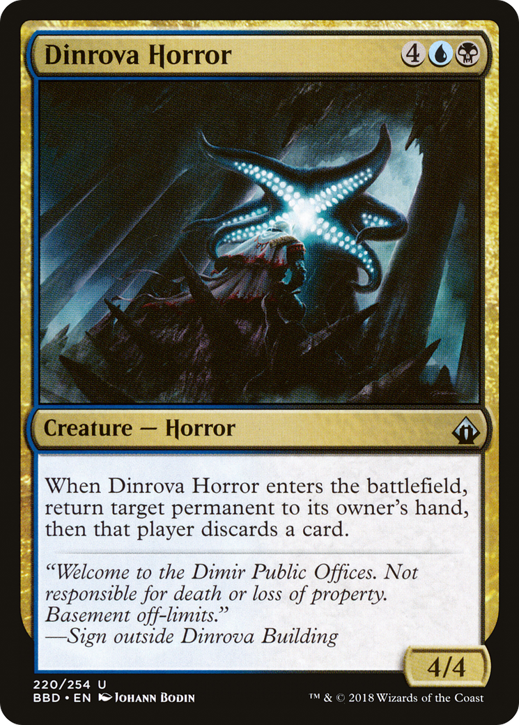 Dinrova Horror (220) Foil - Battlebond