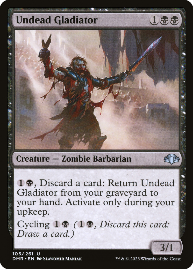 Undead Gladiator [Dominaria Remastered] Foil