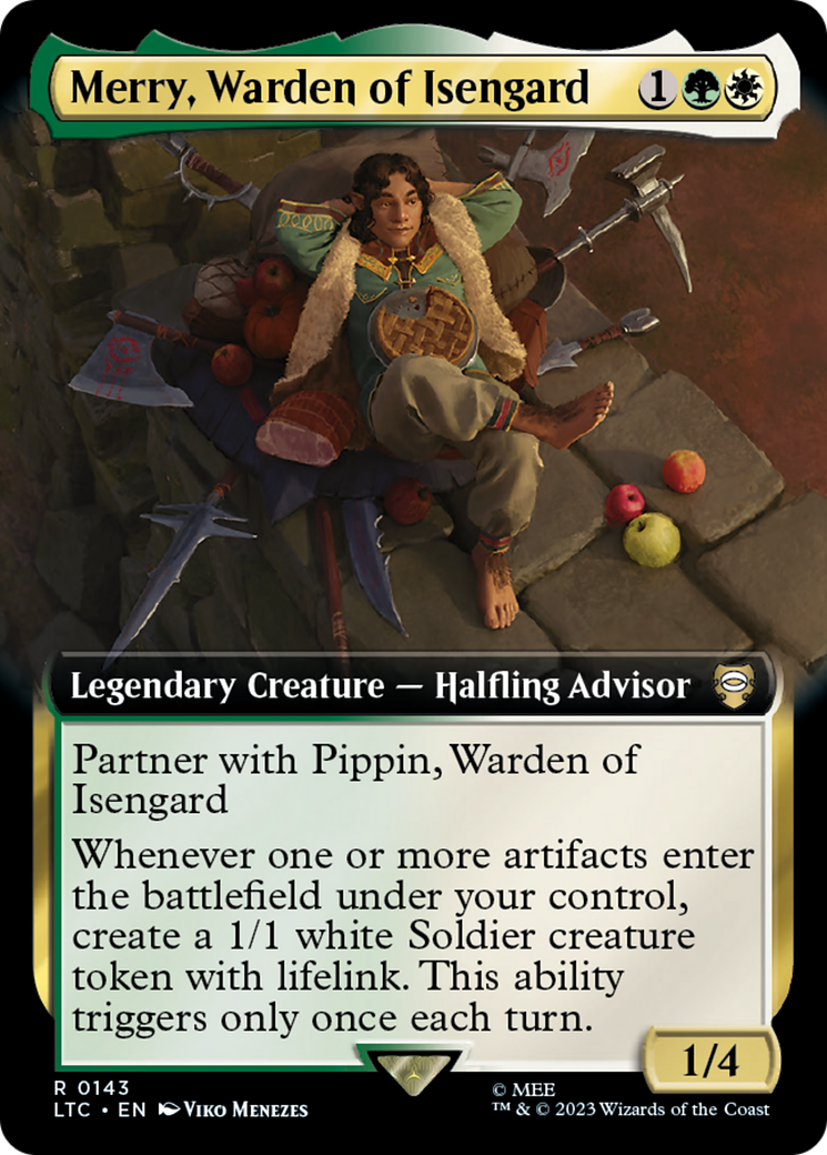 Merry, Warden of Isengard (Extended Art) (143) - Tales of Middle-earth Commander