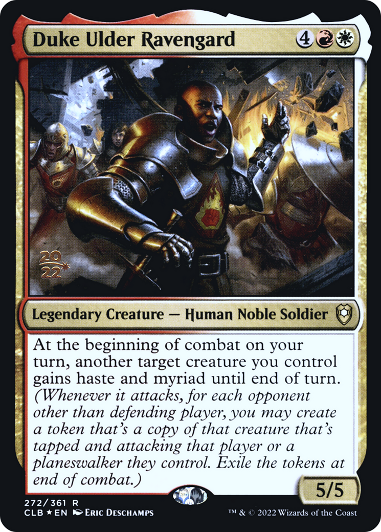 Duke Ulder Ravengard (272s) Foil - Battle for Baldur's Gate Promos