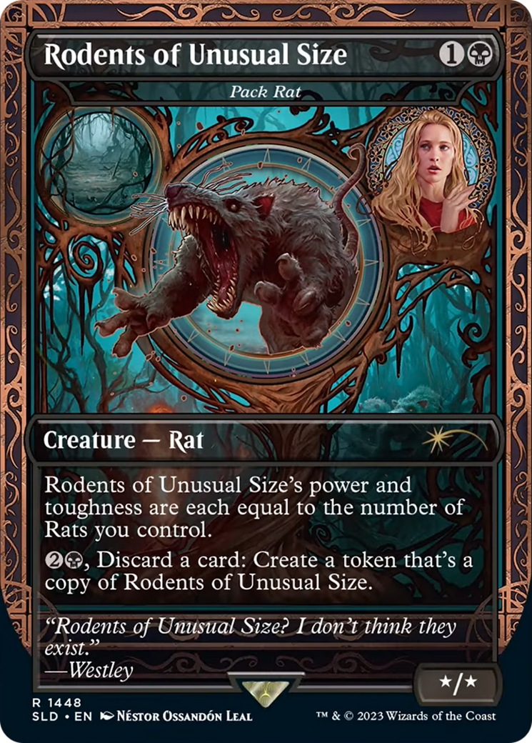 Rodents of Unusual Size - Pack Rat [Secret Lair Drop Series] | Silver Goblin