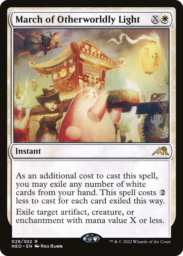 March of Otherworldly Light (028) - Kamigawa: Neon Dynasty Promos