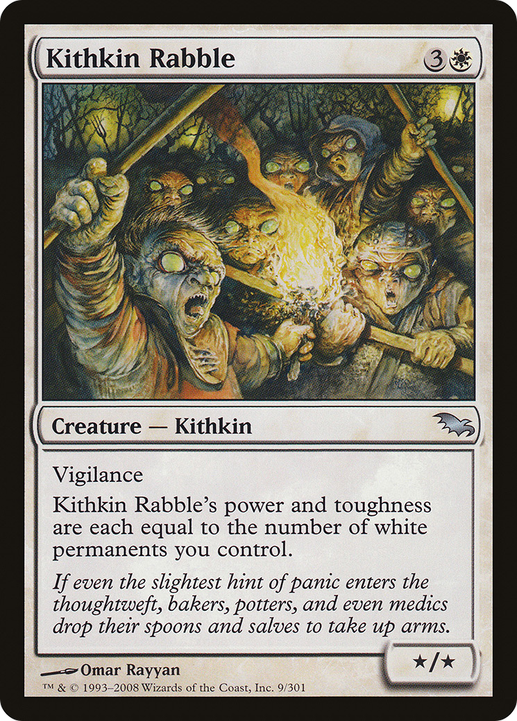 Kithkin Rabble (009) Foil - Shadowmoor