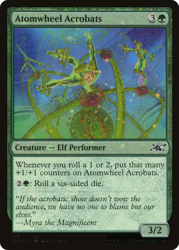 Atomwheel Acrobats (416) Foil - Unfinity