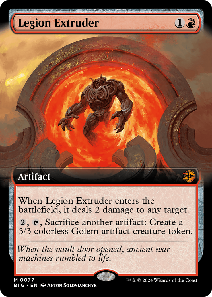 Legion Extruder (Extended Art) [Outlaws of Thunder Junction: The Big Score] | Silver Goblin