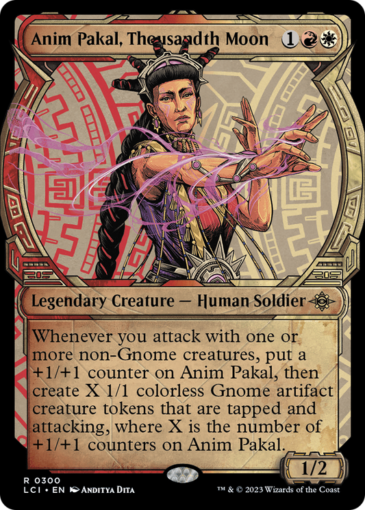 Anim Pakal, Thousandth Moon (Showcase) (300) Foil - The Lost Caverns of Ixalan