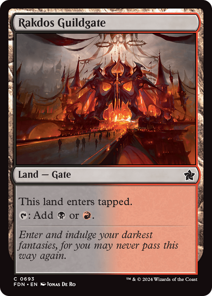 Rakdos Guildgate [Foundations] | Silver Goblin