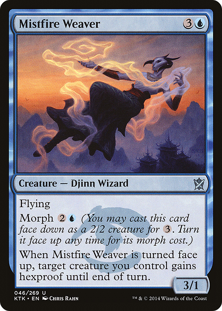 Mistfire Weaver (046) Foil - Khans of Tarkir