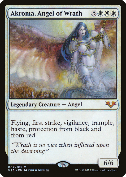 Akroma, Angel of Wrath (002) Foil - From the Vault: Angels