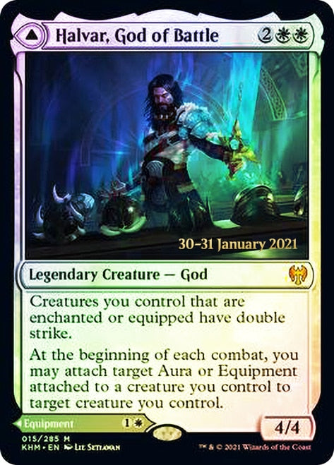 Halvar, God of Battle (015) Foil - Kaldheim Promos