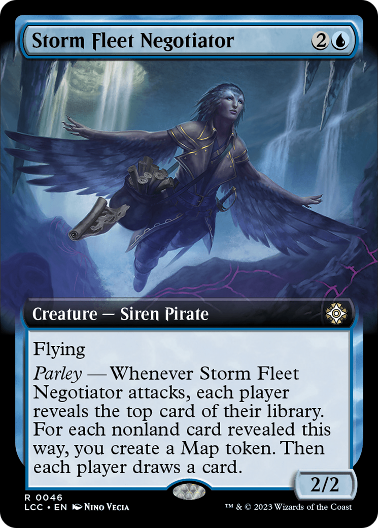 Storm Fleet Negotiator (Extended Art) [The Lost Caverns of Ixalan Commander] | Silver Goblin