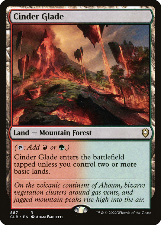 Cinder Glade (887) - Commander Legends: Battle for Baldur's Gate