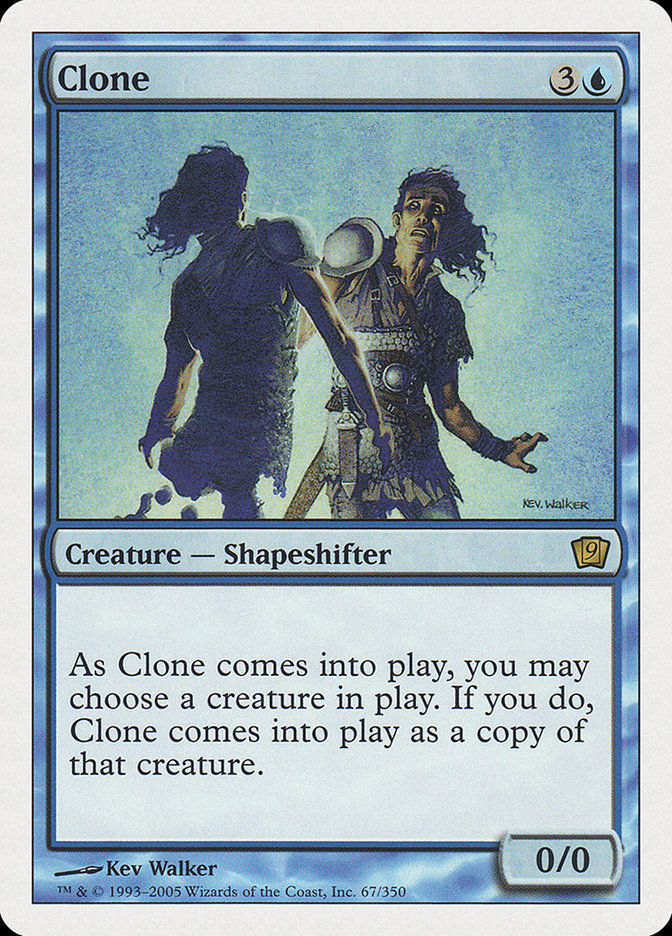 Clone (9th Edition) [Oversize Cards] | Silver Goblin