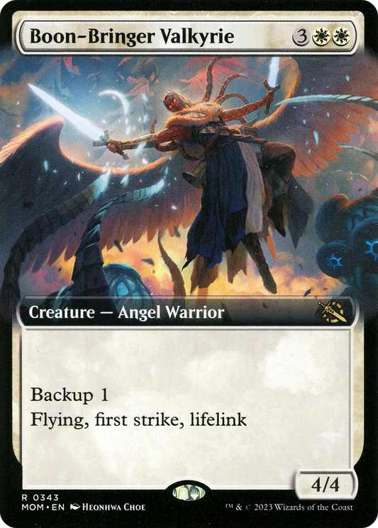 Boon-Bringer Valkyrie (Extended Art) (343) - March of the Machine