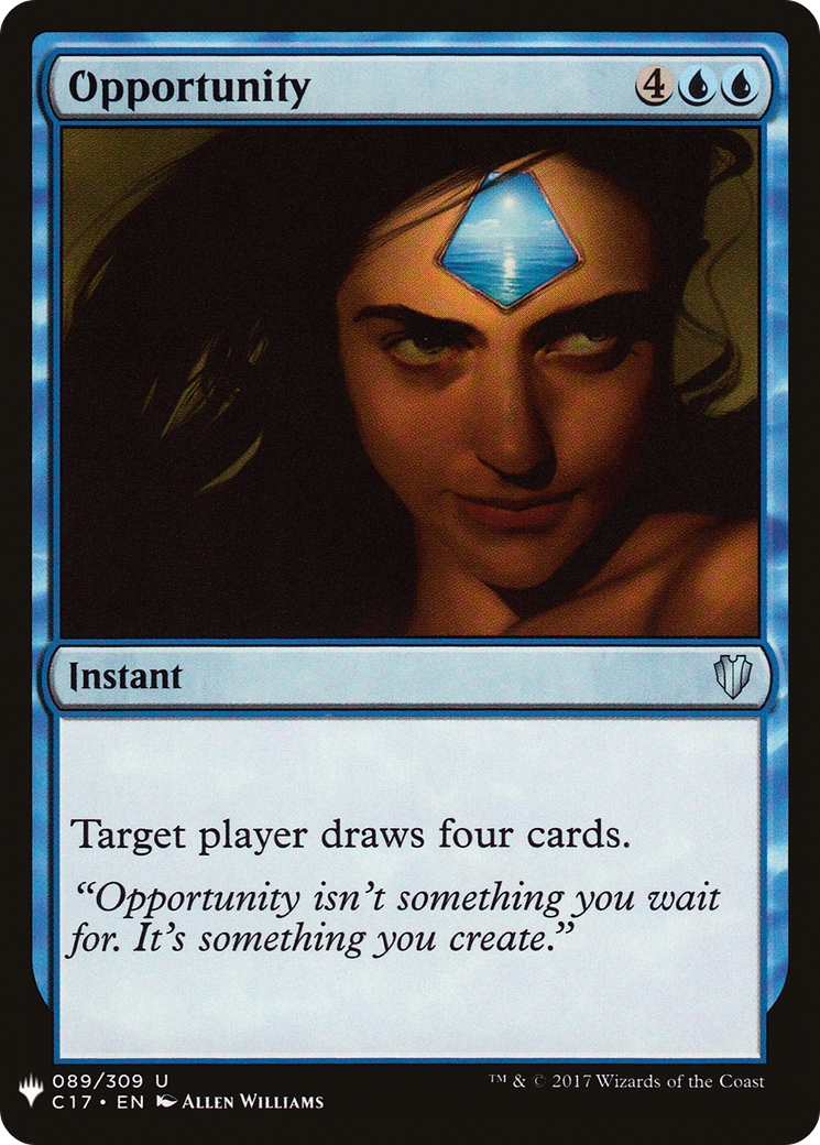 Opportunity (C17-89) - The List