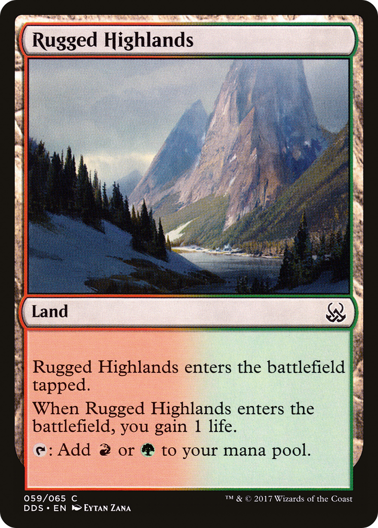 Rugged Highlands (059) - Duel Decks: Mind vs. Might