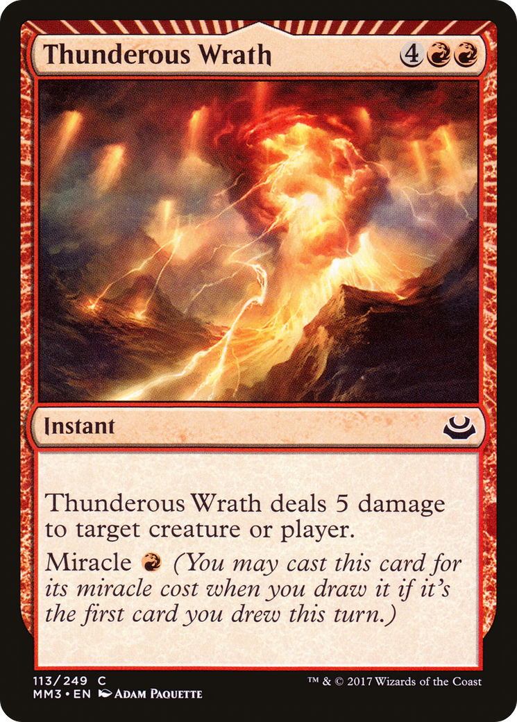 Thunderous Wrath (113) - Modern Masters 2017