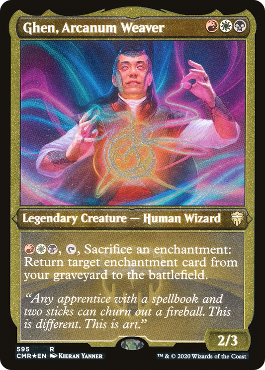 Ghen, Arcanum Weaver (595) Foil - Commander Legends