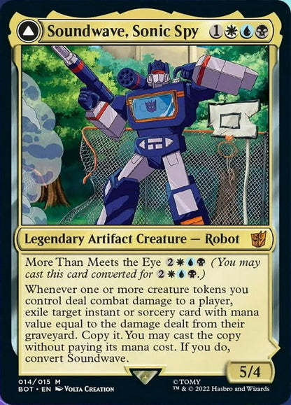 Soundwave, Sonic Spy (014) Foil - Transformers