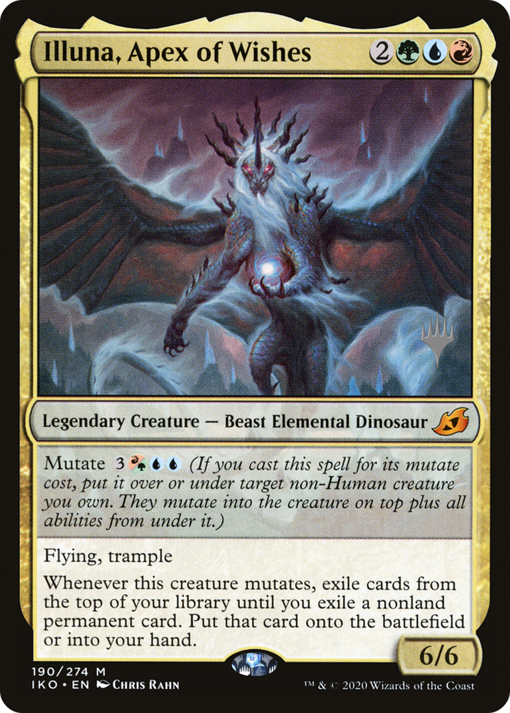 Illuna, Apex of Wishes (190) Foil - Ikoria: Lair of Behemoths Promos