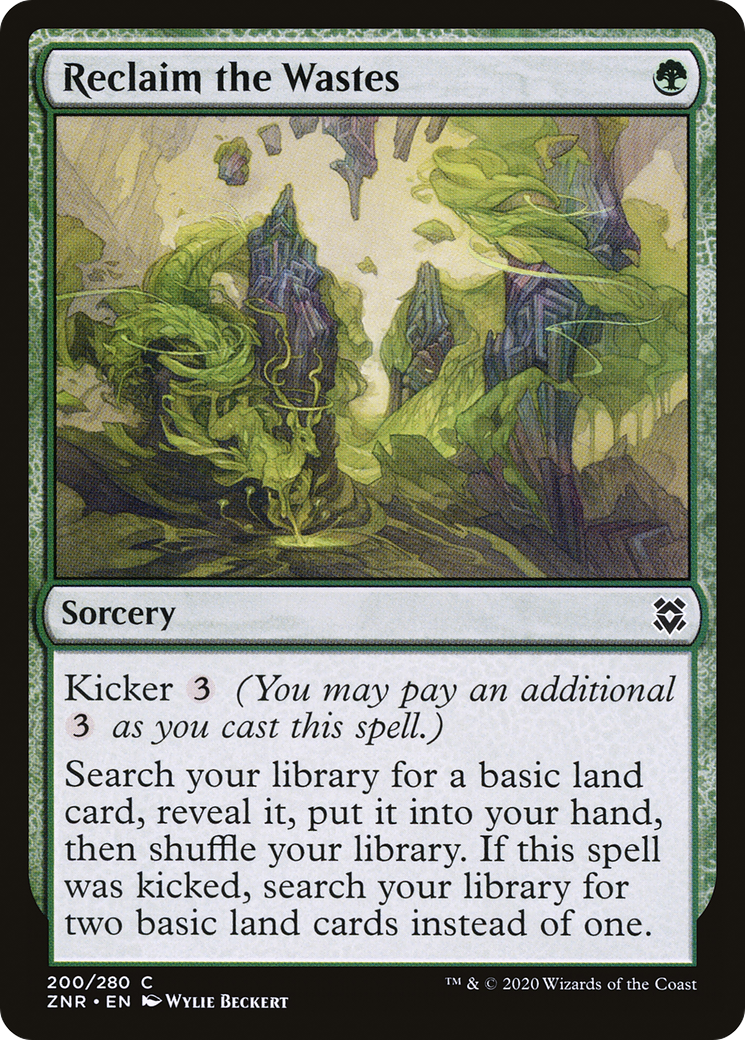 Reclaim the Wastes (200) - Zendikar Rising
