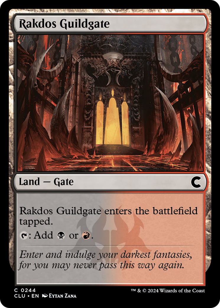 Rakdos Guildgate (244) - Ravnica: Clue Edition