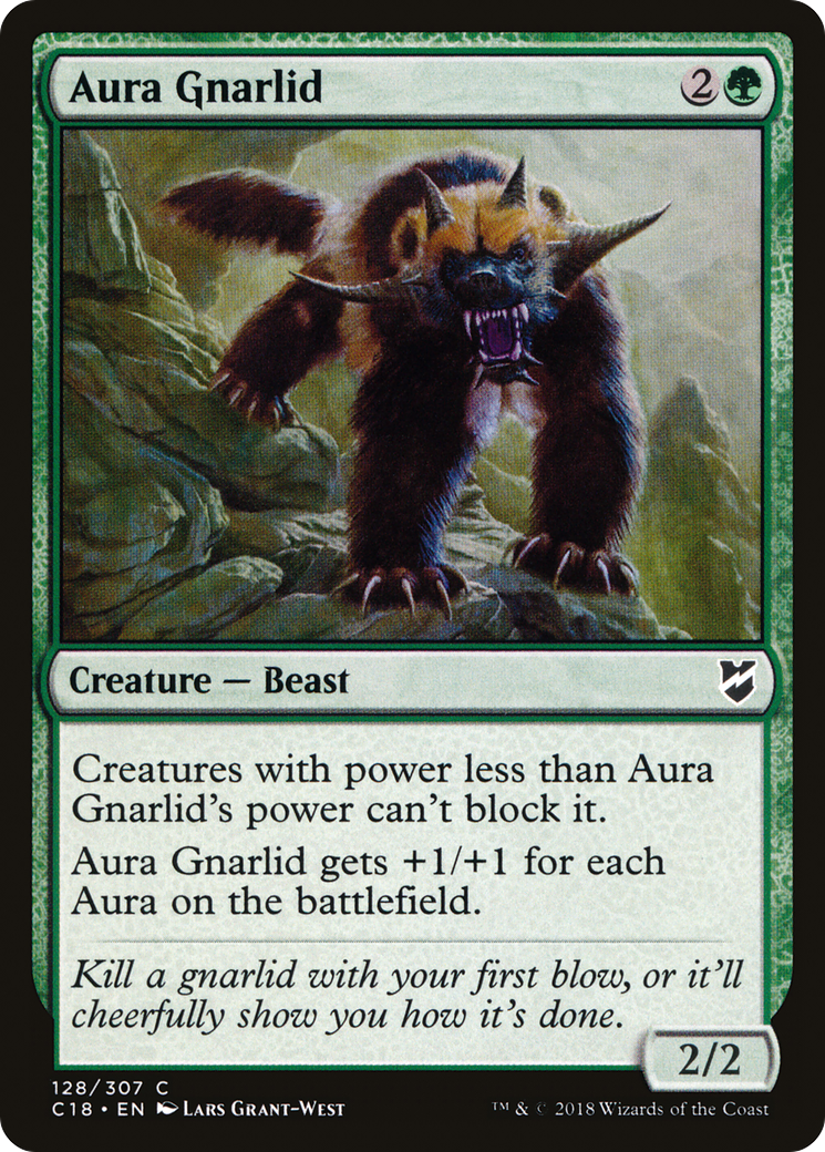 Aura Gnarlid (128) - Commander 2018